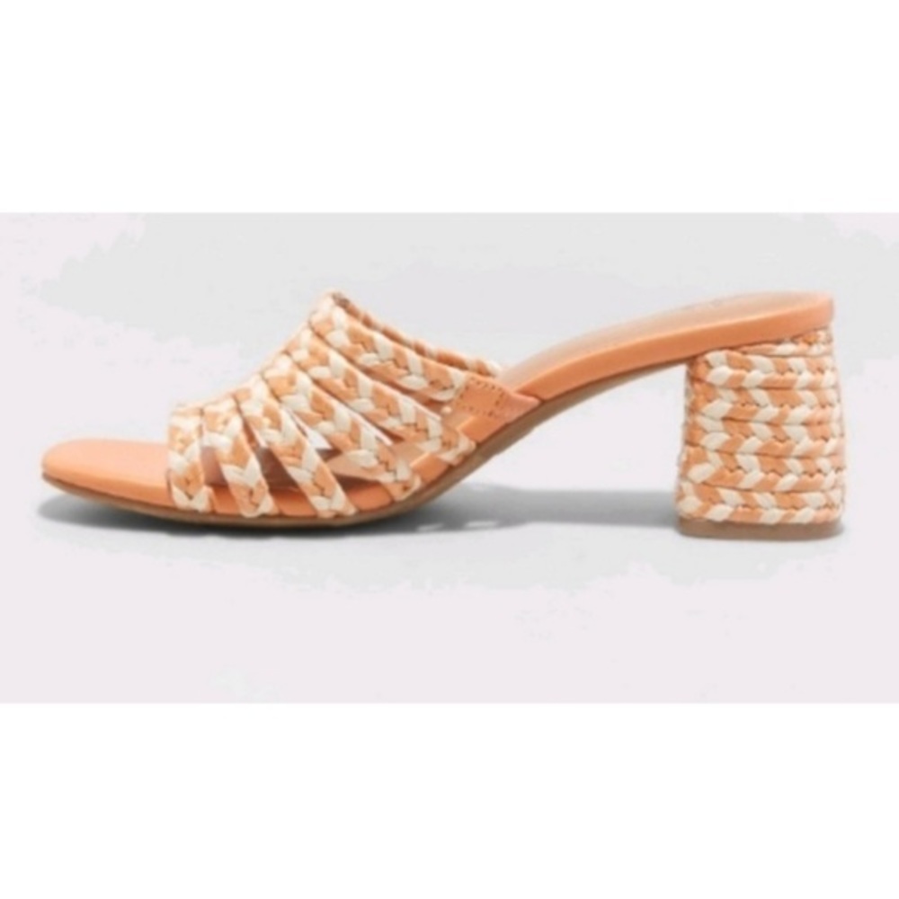 Universal Thread Tan Woven Mules - Picture 4 of 15
